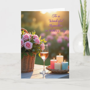 Candlelit Stepmothers Day Card