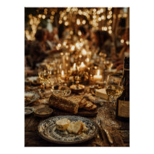 Candlelit Wine & Bread Feast