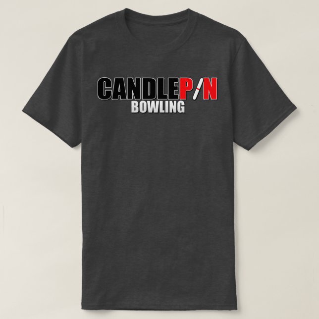 Candlepin Bowling  T-Shirt (Design Front)