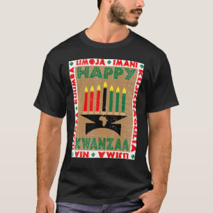Candles 7 Principles Of Kwanzaa T-Shirt