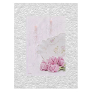 Candles and Roses Tablecloth