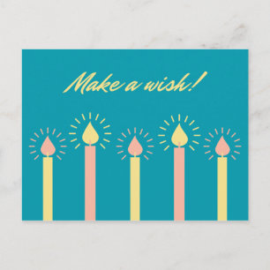 Candles Birthday Postcard