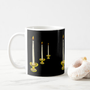 Candles Black Mug