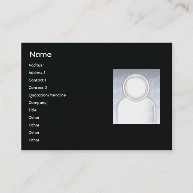 Candles - Chubby Business Card (Front)