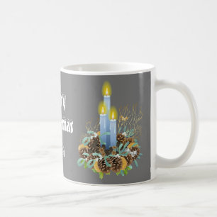 Candles Cookies Whimsical Magical Snow Xmas Coffee Mug