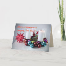 Candles & Decors Christmas Card Customisable