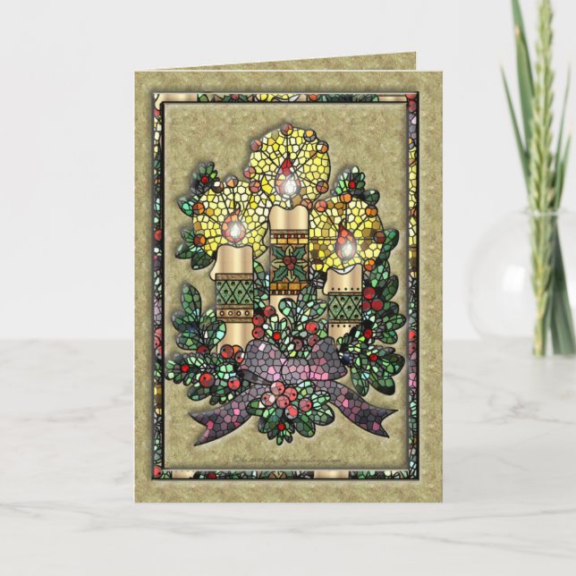 Candles Holiday Card (Front)