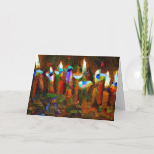 Candles Holiday Card