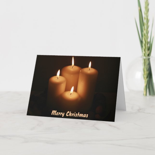 Candles Holiday Card (Front)