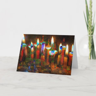 Candles Holiday Card