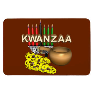 Candles of Kwanzaa - Magnet