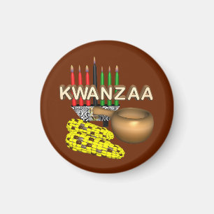 Candles of Kwanzaa - Magnet