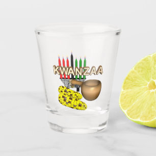 Candles of Kwanzaa- Shot Glass