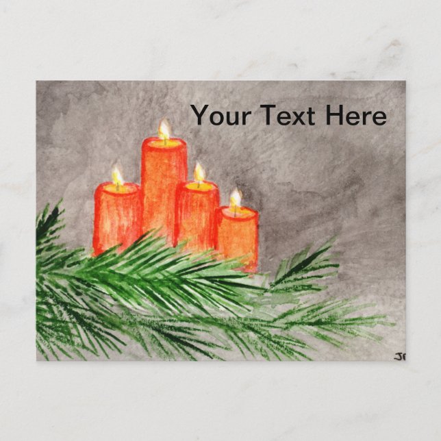 Candles Postcard (Front)