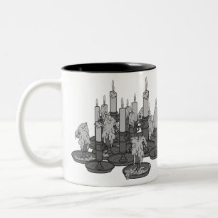 Candles Two-Tone Coffee Mug