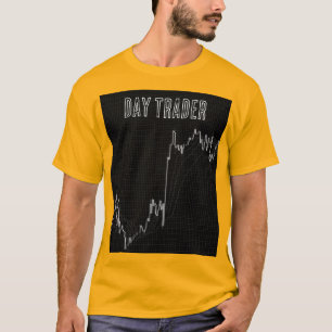 Candlestick Chart Day Trader Abstract Diagram T-Shirt