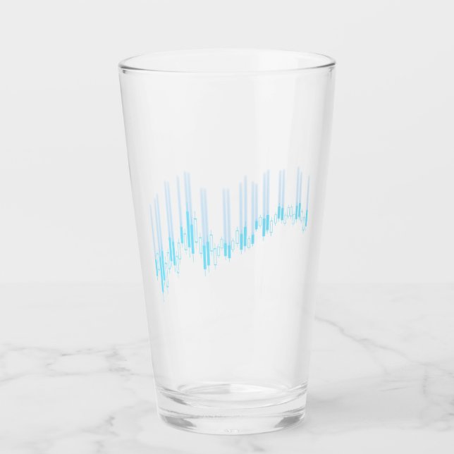 Candlestick chart glass (Front)
