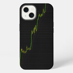 Candlestick chart iPhone 13 case