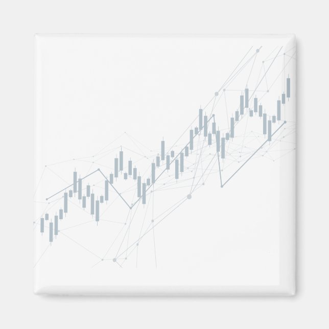 Candlestick chart magnet (Front)