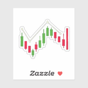 Candlestick Clash Sticker VYBE CORE Japanese Chart