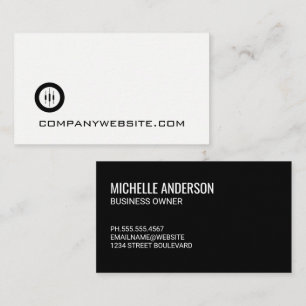 Candlestick Logo Business Card