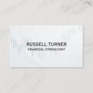 Candlestick Logos Background Business Card
