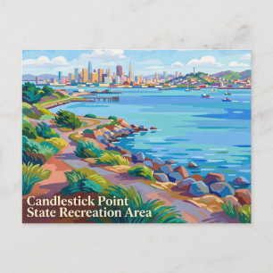 Candlestick Point State Recreation Area California Postcard
