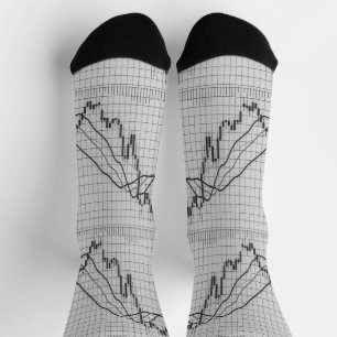 Candlestick Stock Market Chart Socks