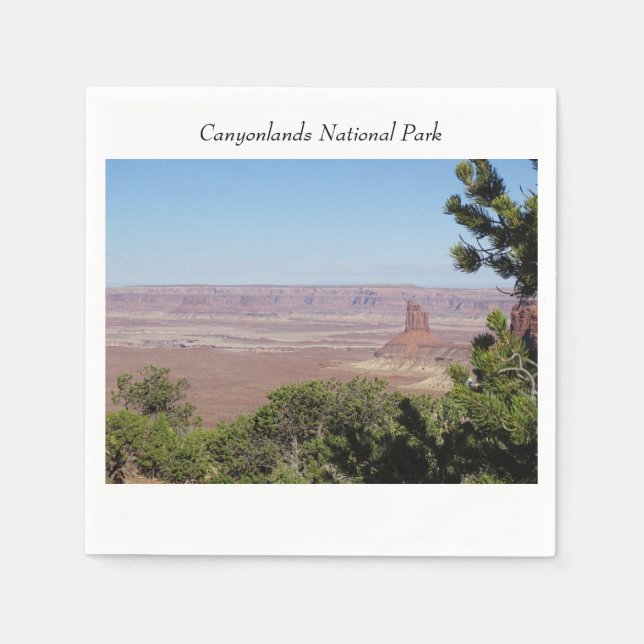 Candlestick Tower, Canyonlands National Park Napkin (Front)