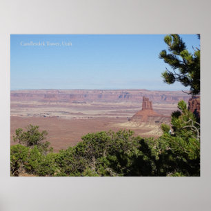 Candlestick Tower in Canyonlands National Park Poster
