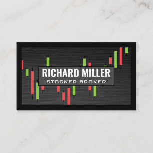 Candlesticks   Finance Business Card