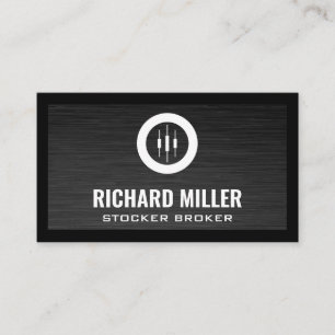 Candlesticks   Stock Broker   Finance Business Card