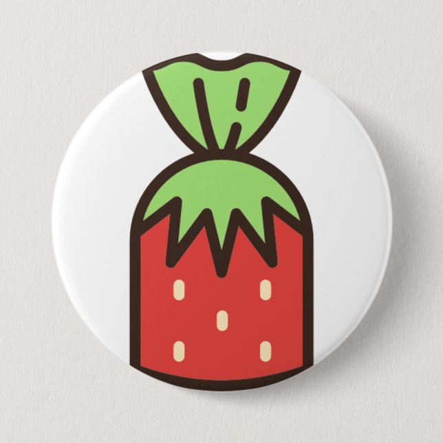 candy-4 7.5 cm round badge (Front)