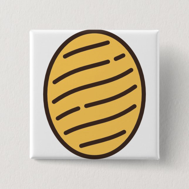 candy-5 15 cm square badge (Front)