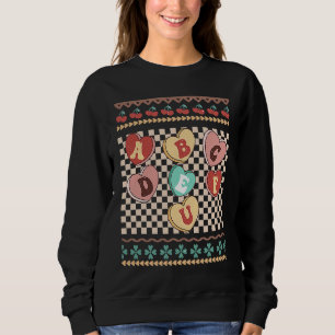 Candy ABC Anti Valentine's Day Funny Alphabet Lore Sweatshirt