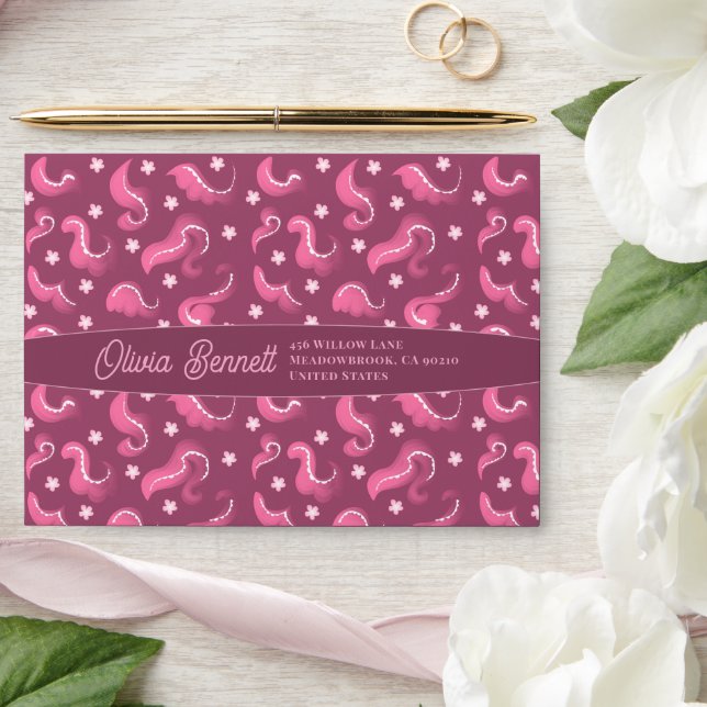 Candy Abstract Design Envelope (Wedding)