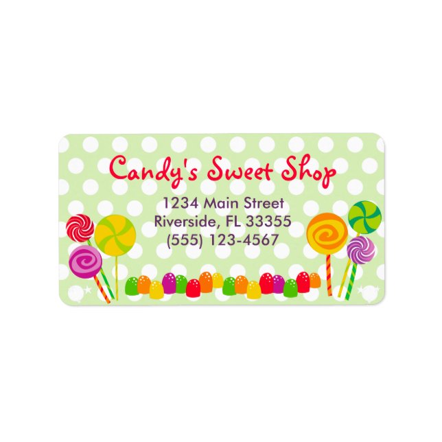Candy Address Label (Front)