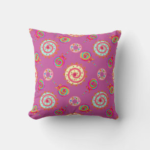 Candy and Cakes Pink Cushion