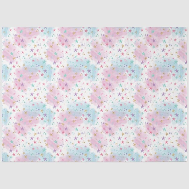 Candy and Sugar Pattern  Tissue Paper (Front)