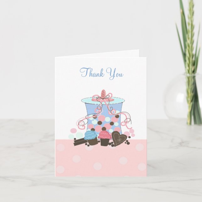 Candy and Sweets Thank You Card (Front)