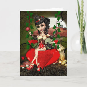 Candy Apple Love Gothic Lolita Note Card