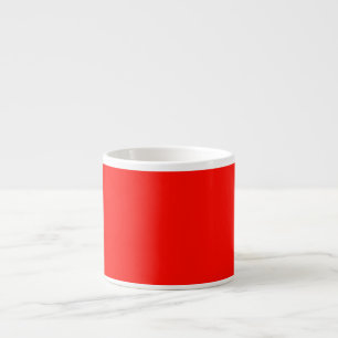Candy Apple Red Background Espresso Cup