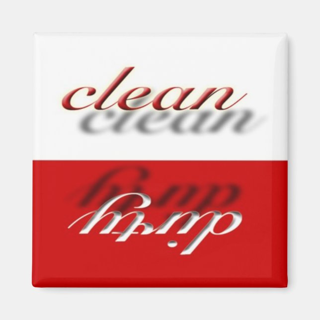 Candy Apple Red Dishwasher Magnet (Front)