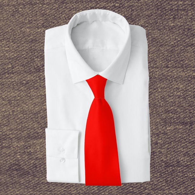 Candy Apple Red Solid Color Tie (Creator Uploaded)