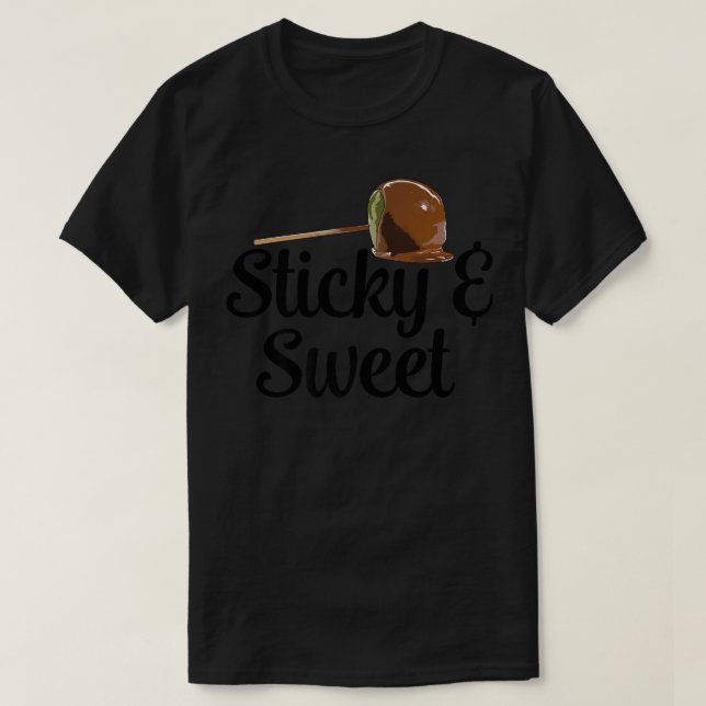 Candy Apple Sticky & Sweet Candy Dessert Women 29 T-Shirt (Design Front)