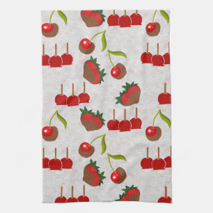 Candy Apples B Tea Towel