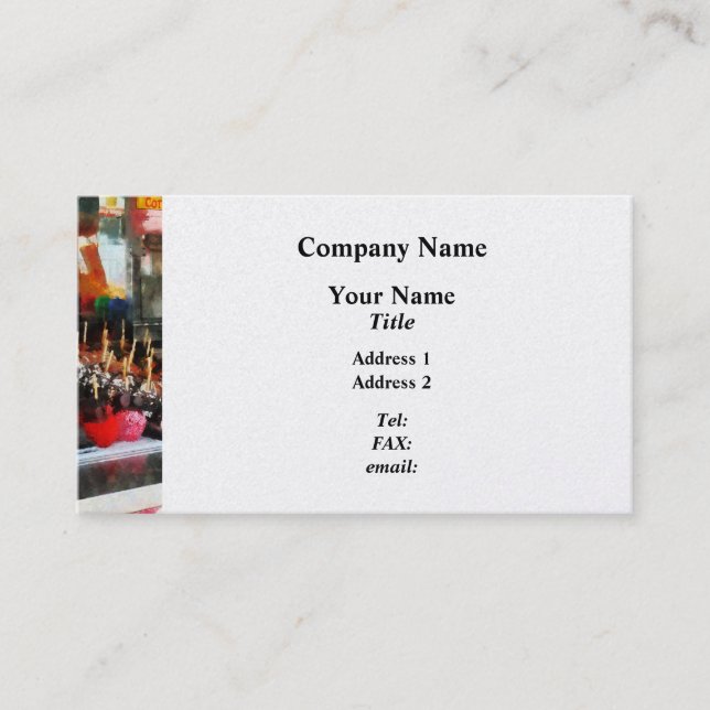Candy Apples - Platinum Business Card (Front)