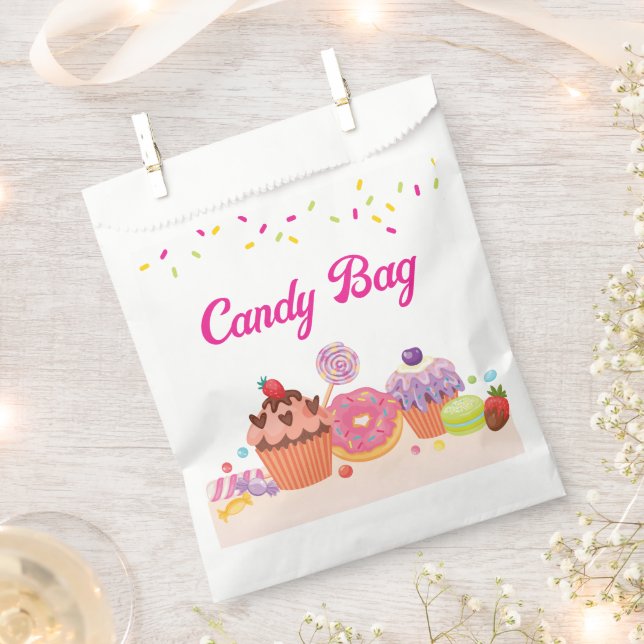 Candy Bag | Chocolate Bag | Bakery Bag | Doughnut  (Clipped)