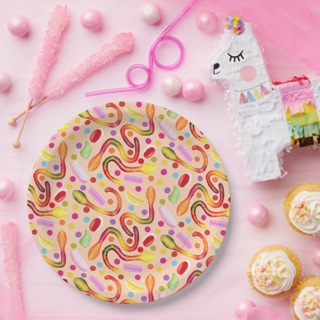 Candy Bag  Paper Plate (Party)