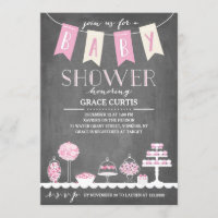 Candy Bar | Baby Shower Invitation